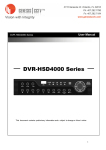 DVR-HSD4000 Series