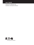 Eaton 9E User Manual 300-400kVA