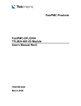 FastPMC Products FastPMC-DFLEX64 TTL/EIA-485 I/O