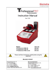 TProfessional TRIO user manual