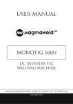 Monotig 160ip User Manual.cdr - Magmaweld Welding and Cutting