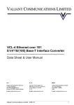 4 Ethernet over 1E1 - Data Sheet and User Manual