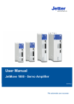 User Manual JetMove 1000 - Servo Amplifier