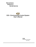 ECS - Environmental Control System User`s Manual