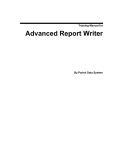 Advanced Report Writer - Help Centers