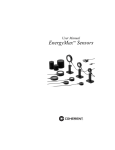 EnergyMax Sensors User Manual