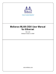 Mellanox MLNX-OS® User Manual for Ethernet