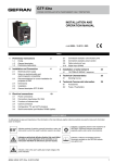 Gefran GTF Xtra Series Power Controller Manual PDF