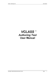 vclass authoring tool