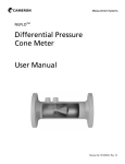 NUFLO DP Cone Meter User Manual