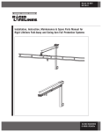 Fold-Away & Swing Arm Systems User Manual