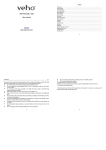 VMP-009 2GB / 4GB User manual www.veho