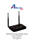 300N Multi-Function Wireless Router User`s Manual