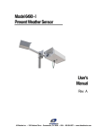 User`s Manual Model 6490 - I Present Weather Sensor
