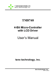 TM8740 User`s Manual