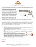 SpitJack PULSE Meat Injector User`s Manual