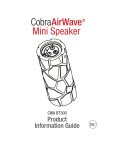 Cobra Radar Detectors User Manual
