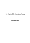 4-Port Cable/DSL Broadband Router