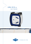Itho HRU ECO 4 User Manual