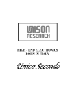 Unico Secondo - Unison Research