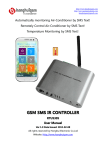 RTU5305 GSM Air-Conditioner Controller User Manul