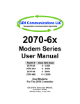 Modem Series User Manual