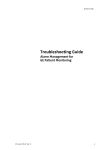 Troubleshooting Guide, Alarm Management for GE Patient