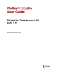 Platform Studio User Guide Embedded Development Kit