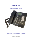 3G PHONE Installation & User Guide