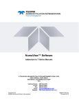 NumaView™ Software Interface Addendum