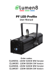 PF LED Profile - Prolight Concepts