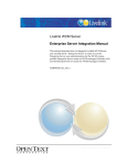 Livelink WCM Server Enterprise Server Integration Manual