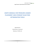 Logger Placement / Hydrant Selection Solver User Manual