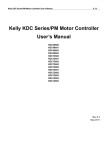 Kelly KDC Series/PM Motor Controller User`s Manual