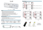 SR-2815 User Manual - Sunricher Lighting Control