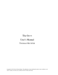 The Os++ User`s Manual