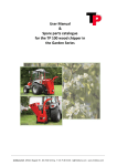 User Manual & Spare parts catalogue for the TP 100