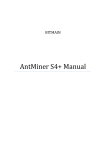 AntMiner S4+ Manual - Antminer Distribution EU