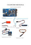 CYCLOPS OSD USER MANUAL