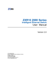 ZXR10 2900 Series Intelligent Ethernet Switch