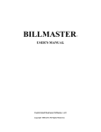BILLMASTER – Desktop Manual and Tutorials