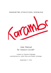 Karamba Manual