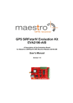 GPS SiRFstarIV Evaluation Kit EVA2100-A/B