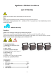 High Power LED Wash User Manual