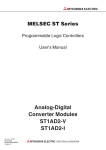 MELSEC-ST Analog-Digital Converter Module User`s Manual