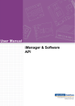 User Manual iManager & Software API