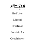 End User Manual KwiKool Portable Air Conditioners