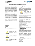 Instruction Manual for PRC Bushings