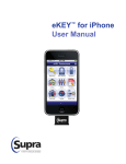 eKEY™ for iPhone User Manual