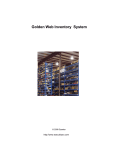 The Golden Web Inventory System user manual as Adobe Acrobat